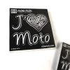 Ride Rich J'adore La Moto Vinyl Sticker {Medium}