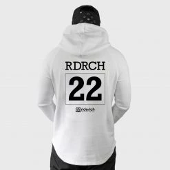 Ride Rich Mad Official Scoop Pullover Hoodie {White}