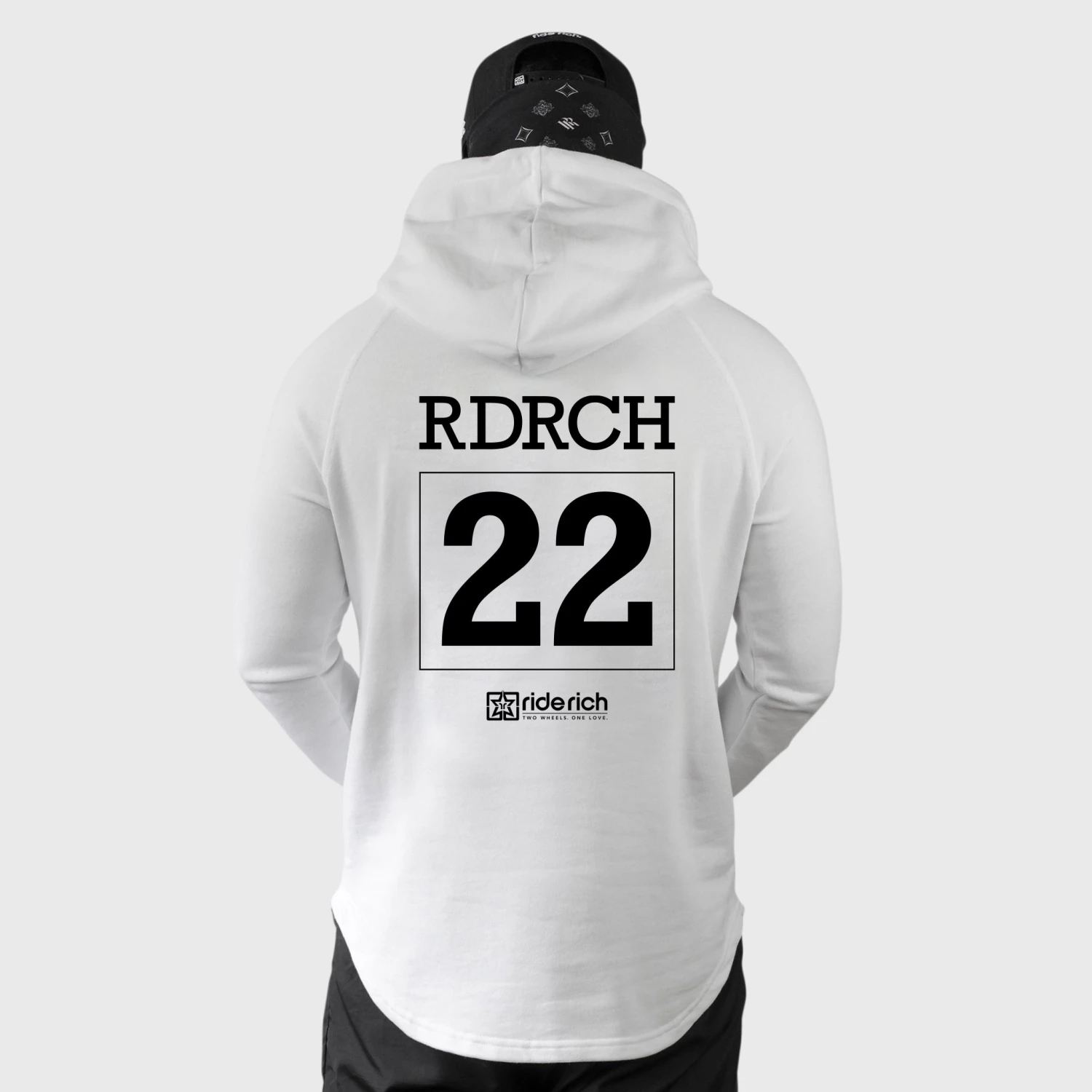 Ride Rich Mad Official Scoop Pullover Hoodie {White} 4 Ride Rich Mad Official Scoop Pullover Hoodie {White}