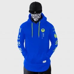 Ride Rich New Arrivals Master Of Self Scoop Pullover Hoodie {Blue}