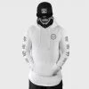 Ride Rich Premium Collection The Motto Scoop Pullover Hoodie {White}