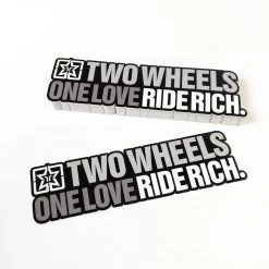 Ride Rich Nuff Said Vinyl Sticker
