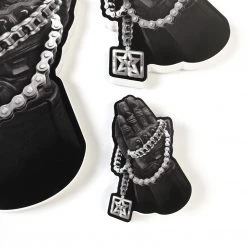 Ride Rich On Two We Trust Vinyl Sticker {Small}