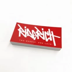 Ride Rich Vinyl Decals & Stickers Tag 2W1L Vinyl Sticker {Red}