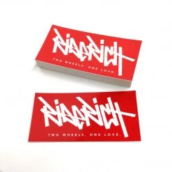 Ride Rich Vinyl Decals & Stickers Tag 2W1L Vinyl Sticker {Red}