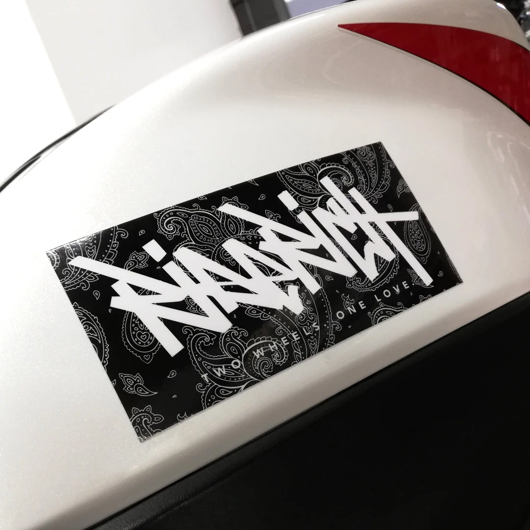 Ride Rich Tag 2W1L Vinyl Sticker {Paisley} 5 Ride Rich Tag 2W1L Vinyl Sticker {Paisley}