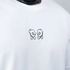 Ride Rich Rep Life On Two Embroidered Tee {White}