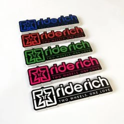 Ride Rich Vinyl Sticker {Black Outline} Vinyl Decals & Stickers