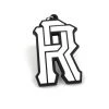 Ride Rich Accessories R's On Lock Keychain