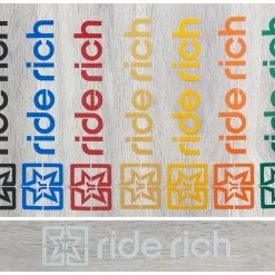 Vinyl Decals & Stickers Ride Rich Reflective Vinyl Decal