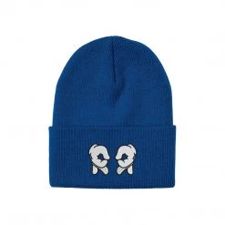 Ride Rich Rep Life On Two Knit Beanie {Blue}