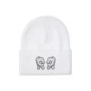 Ride Rich Accessories Rep Life On Two Knit Beanie {White}