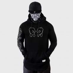 Ride Rich Rep Life On Two {Outline} Scoop Pullover Hoodie