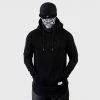 Ride Rich Premium Collection Rep Life On Two {Outline} Scoop Pullover Hoodie {Black On Black}