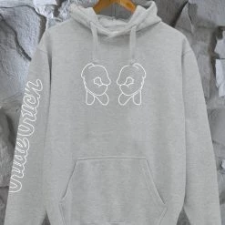 Ride Rich Rep Life On Two {Outline} Pullover Hoodie {Heather Grey}