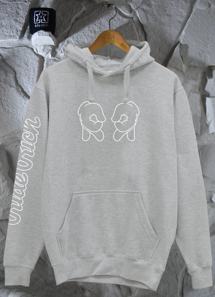 Ride Rich Rep Life On Two {Outline} Pullover Hoodie {Heather Grey} 3 Ride Rich Rep Life On Two {Outline} Pullover Hoodie {Heather Grey}