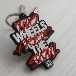 Ride Rich Ride Free Keychain Accessories