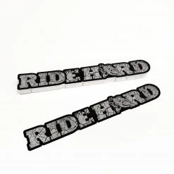 Ride Rich Ride Hard Cracked Concrete Vinyl Sticker {Strip} Vinyl Decals & Stickers