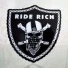 Ride Rich Crest Vinyl Sticker {Large} Vinyl Decals & Stickers
