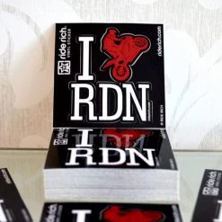 Ride Rich I Love Ridin Vinyl Sticker {Small}