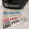 Vinyl Decals & Stickers Ride Rich Reflective Vinyl Decal