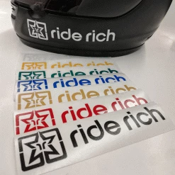 Vinyl Decals & Stickers Ride Rich Reflective Vinyl Decal