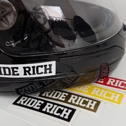 Vinyl Decals & Stickers Ride Rich Block Vinyl Decal