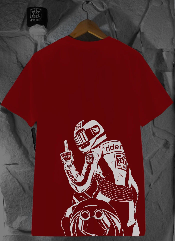 Ride Rich Pursuit Of Happiness Tee {3M Reflective Ink/Red} 6 Ride Rich Pursuit Of Happiness Tee {3M Reflective Ink/Red}