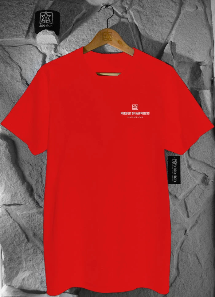 Ride Rich Pursuit Of Happiness Tee {3M Reflective Ink/Red} 4 Ride Rich Pursuit Of Happiness Tee {3M Reflective Ink/Red}