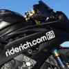 Ride Rich Dot Com Vinyl Decal {XL} Vinyl Decals & Stickers