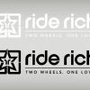 Ride Rich 2W1L Vinyl Decal {Large}