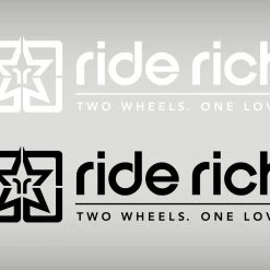 Ride Rich 2W1L Vinyl Decal {Large}