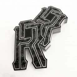 Ride Rich R's On Lock Vinyl Sticker {1000}
