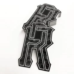 Ride Rich R's On Lock Vinyl Sticker {1000}