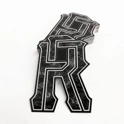 Ride Rich R's On Lock Vinyl Sticker {600}