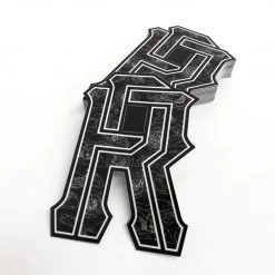 Ride Rich R's On Lock Vinyl Sticker {600}