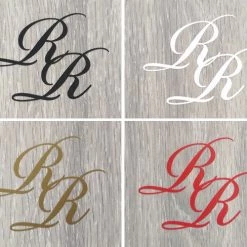 Ride Rich Vinyl Decals & Stickers RR Script Vinyl Decal