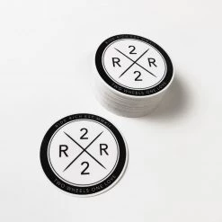 Ride Rich Vinyl Decals & Stickers RR Official Seal Vinyl Sticker {Small}