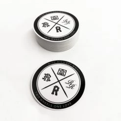 Ride Rich RR Official Seal V2 Vinyl Sticker {Small}