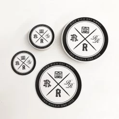 Ride Rich Vinyl Decals & Stickers RR Official Seal V2 Vinyl Sticker {Medium}