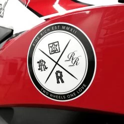 Ride Rich Vinyl Decals & Stickers RR Official Seal V2 Vinyl Sticker {Medium}