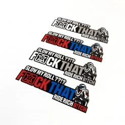 Ride Rich Slow No Roll Vinyl Sticker Vinyl Decals & Stickers
