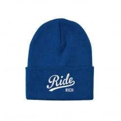 Ride Rich Accessories RR Squad Knit Beanie {Blue}