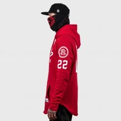 Ride Rich Premium Collection RR Squad Scoop Pullover Hoodie {Red}