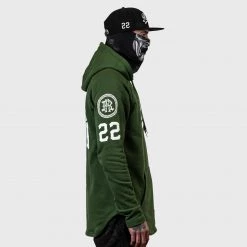 Ride Rich RR Squad Scoop Pullover Hoodie {Military Green} Premium Collection