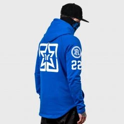 Ride Rich Premium Collection RR Squad Scoop Pullover Hoodie {Blue}