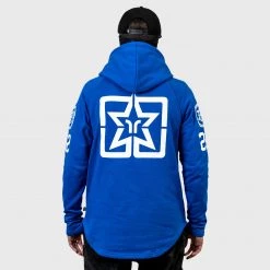 Ride Rich Premium Collection RR Squad Scoop Pullover Hoodie {Blue}