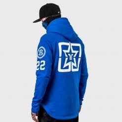 Ride Rich Premium Collection RR Squad Scoop Pullover Hoodie {Blue}