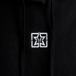 Ride Rich Emblem Embroidered Pullover Hoodie {Black}