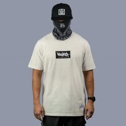 Ride Rich RR Tag Embroidered Box Tee {Oatmeal} New Arrivals